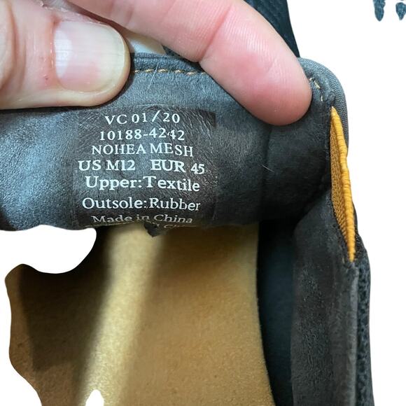 OluKai Men's 12 Charcoal Grey Nohea Mesh Slip-On Breathable Convertible Shoes - Picture 6 of 8